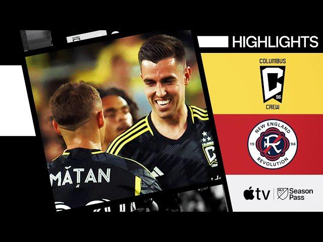 Columbus Crew vs. New England Revolution | Alexandru Matan Hat Trick! | Full Match Highlights