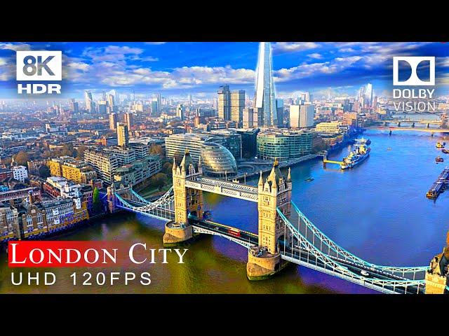 London City Ultra HD 8K HDR | Explore the Beauty of London 8K Vistas