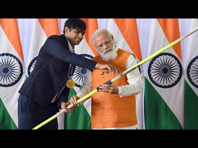 PM Shri Narendra Modi's light-hearted moments with Olympians who made India proud.