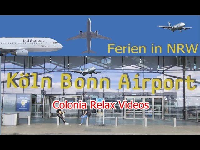 Köln / Cologne Konrad Adenauer Airport  Flughafen Köln / Bonn CGN  Germany [4K] Ferien in NRW