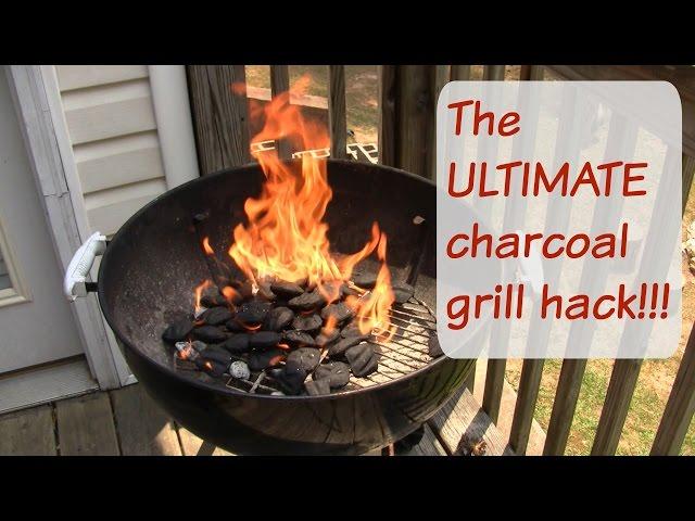THE ULTIMATE charcoal grill hack!!!