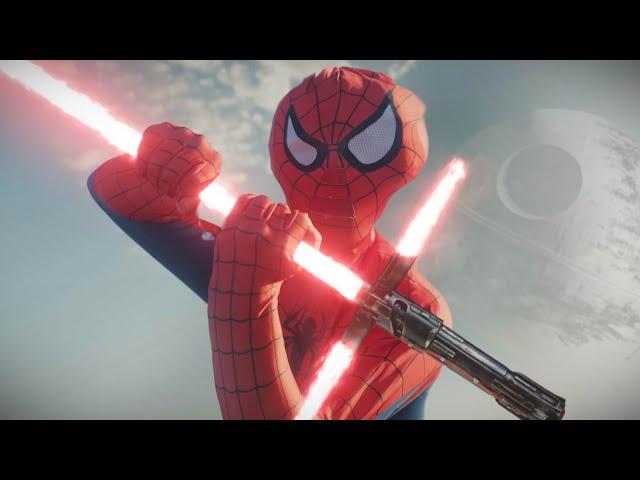 Spooder-Man Breaks Star Wars