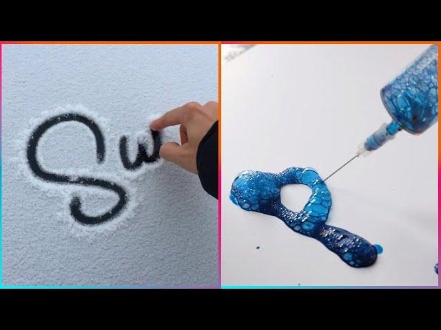 Satisfying Calligraphy That Will Relax You Before Sleep