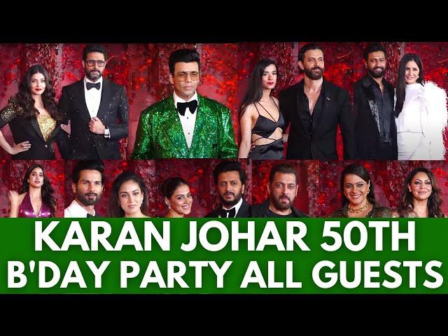 Karan Johar Birthday Party Video | Karan Johar 50th Birthday Party | Karan Johar Birthday Party 2022