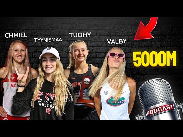 Jacob's Pick: Katelyn Tuohy, Kelsey Chmiel, Amaris Tyynismaa, and Parker Valby. 5000m