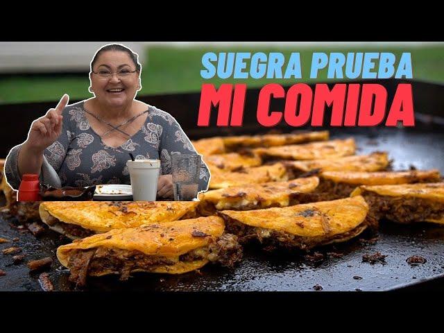 Mi suegra prueba mis tacos de Birria | La Capital