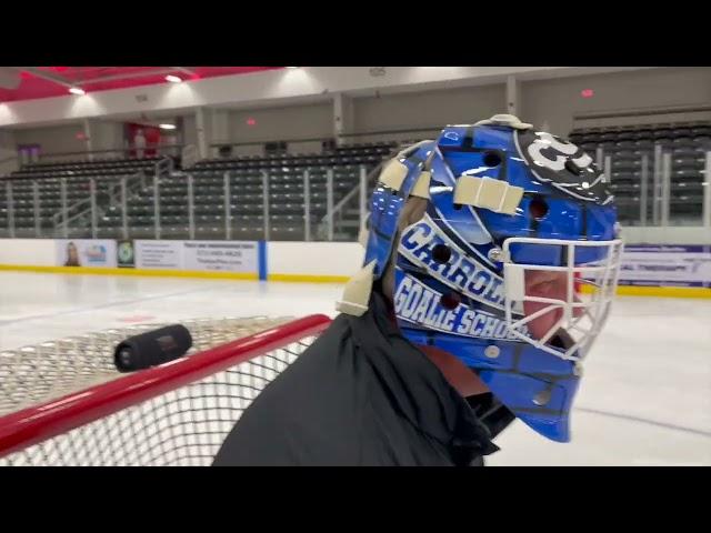 Carroll Goalie School visits the RecPlex in West Des Moines, Iowa.