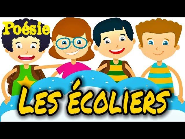 French poem  Les écoliers from Maurice Fombeure 