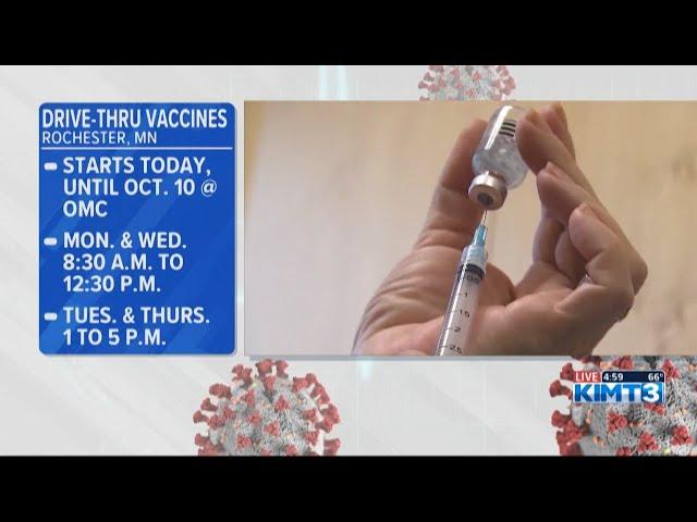 Olmsted Medical Center's drive-thru vaccinations starts Monday