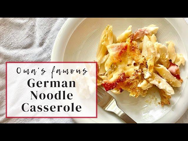 How to a Make German Noodle Casserole | Nudelauflauf