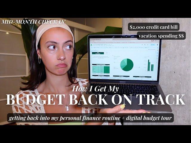 How I get my personal finances back on track (after overspending, avoiding, etc.) 