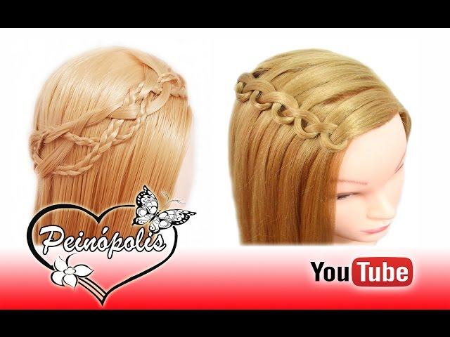 2 Peinados Semirecogidos con Trenzas para Cabello Corto y Largo Faciles