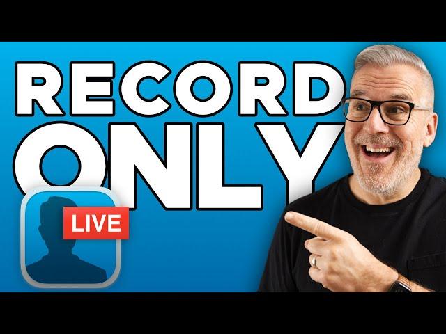 How to Use Record Only in Ecamm Live