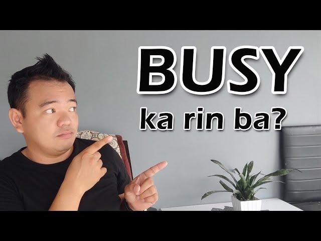 BUSY AKO TRABAHO, WALA AKONG TIME DIYAN │Albert Unciano