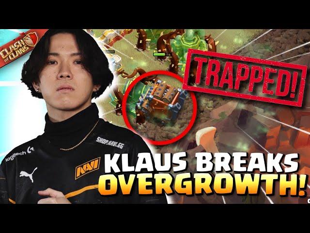 Klaus breaks OVERGROWTH (literally) with LOG LAUNCHER trick! Clash of Clans