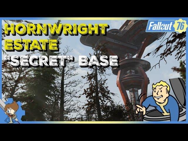 FALLOUT 76 - How To Enter The "SECRET" BASE At Hornwright Estate