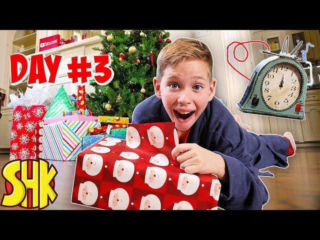 Stuck in Christmas Morning Mission Impossible | SuperHeroKids Funny Family Videos