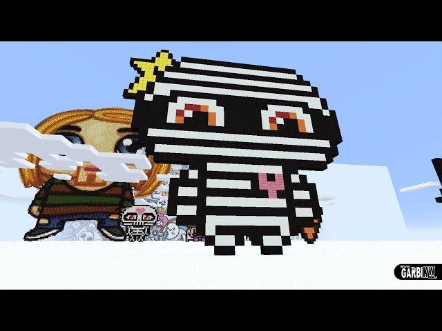 Minecraft Pixel Art - How To Make a Cute Mummy by Garbi KW