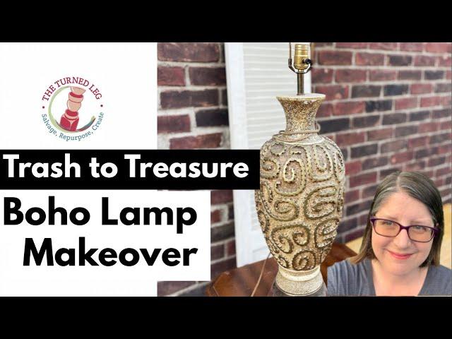 Trash to Treasure | Boho Lamp Makeover