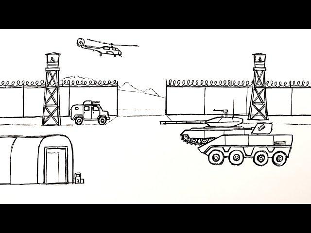 How to draw a Army Base