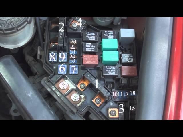 fuse diagram honda civic 2006- 2011