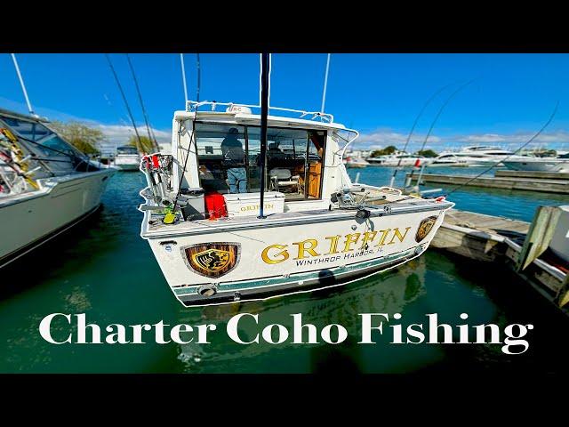 Spring Coho Fishing out of Winthrop Harbor - CHARTER FISHING