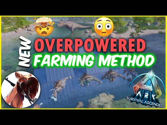 Ark Ascended | Discovering the most OVERPOWERED farming method!!