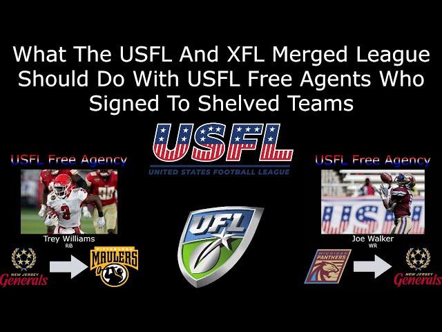 What The USFL And XFL Merged League Should Do With USFL Free Agents Who Signed To Shelved Teams