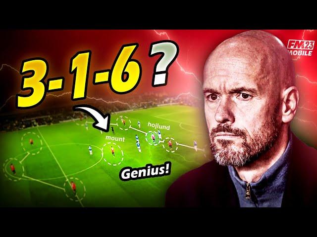 Ten Hag's New Man United Tactic is Aggressive! | FM24 Mobile