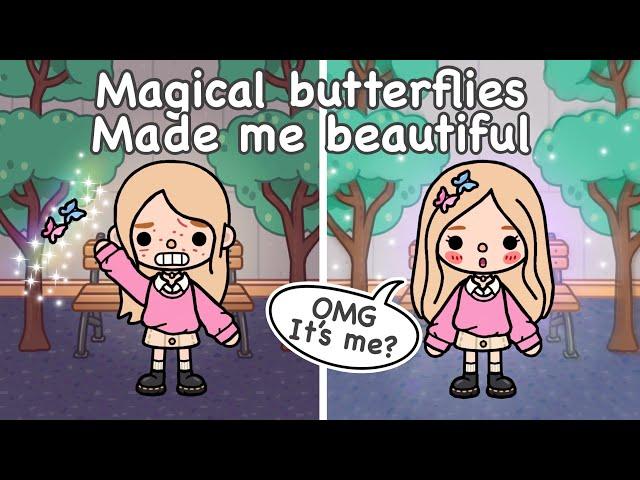 Magic butterflies made me beautiful  | Toca life story | Toca Boca #tocastory