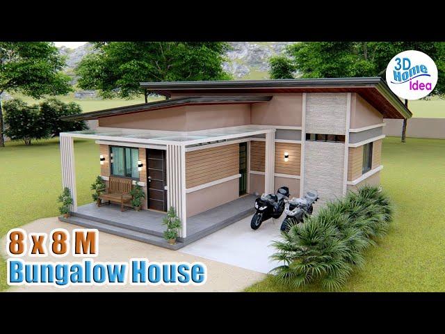 SMALL HOUSE DESIGN | 48 Sqm with 2 Bedroom | Pinoy House