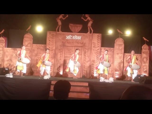 Manipuri rhythmic dance with Meitei pung (Manipuri drum)