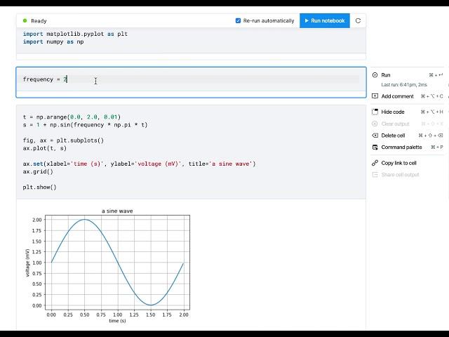 Reactive notebooks in Deepnote