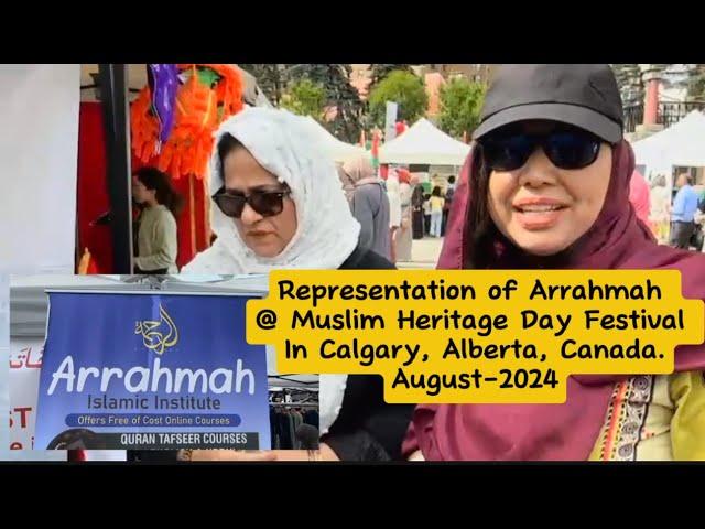 Representation of Arrahmah @ Muslim Heritage Day Festival #muslim #heritage #festival #calgary