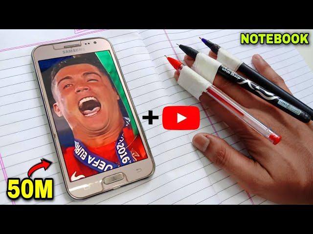 @cristiano Scribble Art DRAWING on NOTEBOOK - Honey Art Studio