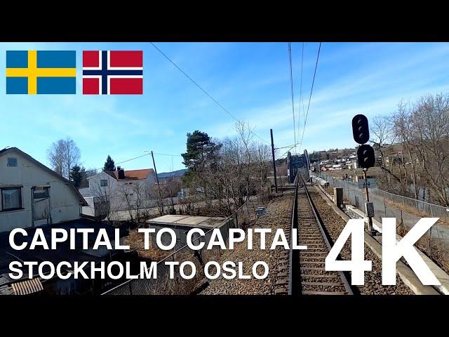 4K CABVIEW: Capital to Capital (Stockholm to Oslo)