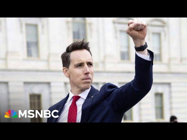 ‘I don't know why he can't be normal’: Josh Hawley running from debating marine veteran opponent