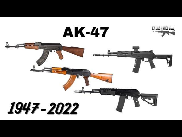 Evolution Of AK-47 (1947-2022)