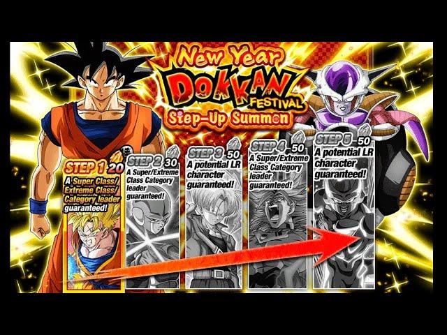 The Best Banner! | Dokkan Battle New Year's Step-Up Summons