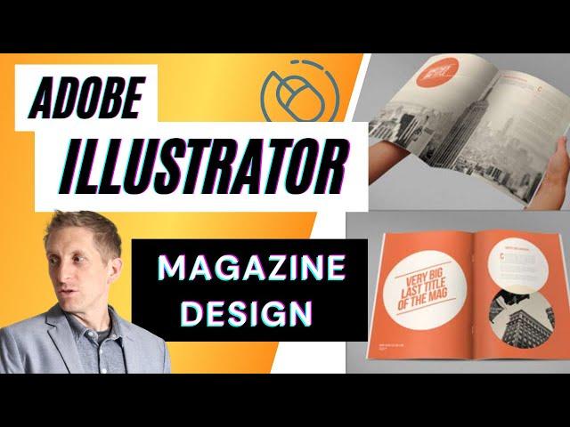 Magazine Design Layout in Adobe Illustrator