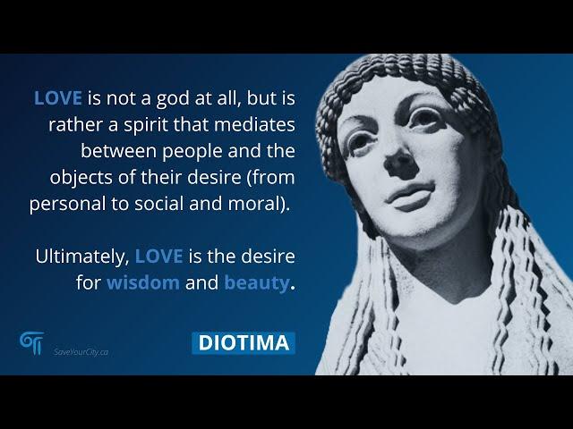 Diotima Instructs Socrates on Love