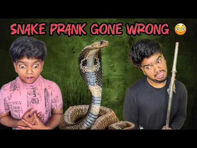 Snake prank gone wrong    | Arun Karthick |