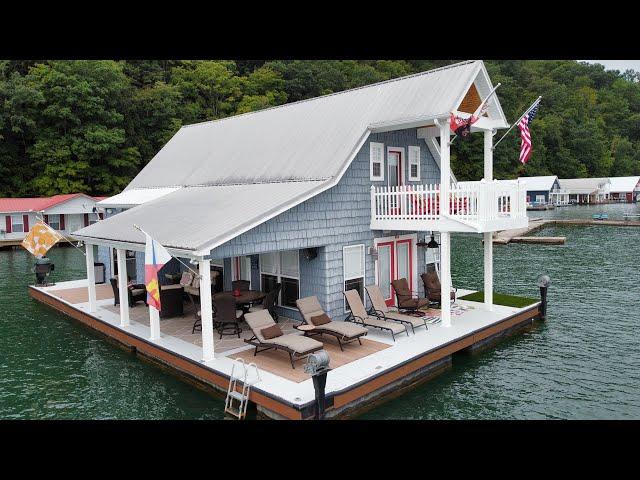 2-Story Floating Cabin (Approx 1,313/sqft) For Sale on Norris Lake TN - SOLD!