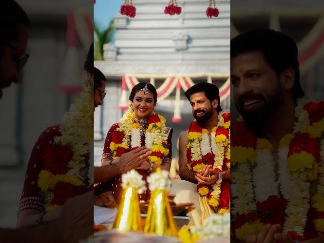 Keerthi suresh Antony thattil wedding photos #keerthi#goa#tamil#celebrity