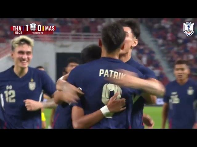 PATRIK GUSTAVSSON GOAL |  THAILAND 1-0 MALAYSIA  | #MITSUBISHIELECTRICCUP 2024