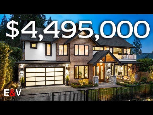 Inside This $4,495,000 Home In North Vancouver