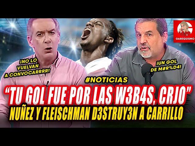 PERIODISTAS PERUANOS critican a CARRILLO por SOBERBIO y decir que ÉL METIÓ GOL EN EL MUNDIAL