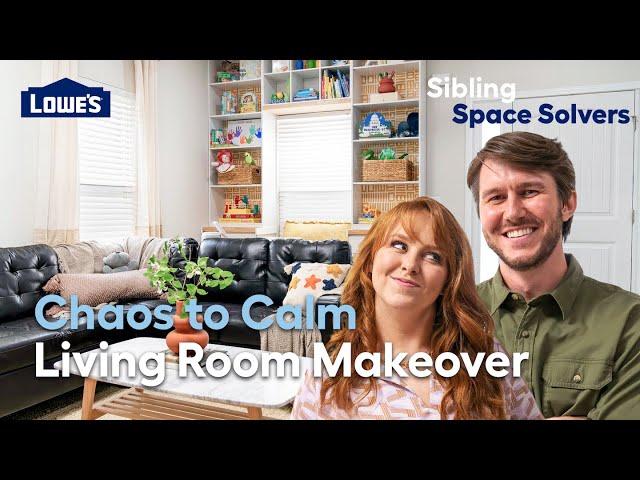 ‘Chaos to Calm’ Living Room Makeover | Sibling Space Solvers