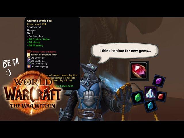 War Within Beta Professions: Jewelcrafting Knowledge&Functionality Overview!