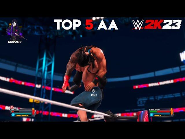 WWE 2K23 John Cena Finisher AA 5 Best Moment || Harshit Ramawat ||